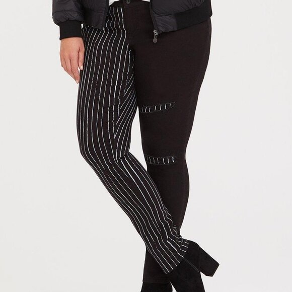 The Nightmare Before Christmas Jack Twill Skinny Jean - Picture 3 of 6